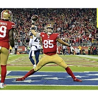 George Kittle San Francisco 49ers Unsigned Touchdown Celebration Photograph