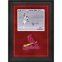Ozzie Smith St. Louis Cardinals Deluxe Framed Autographed 8" x 10" 1985 NLCS Photograph