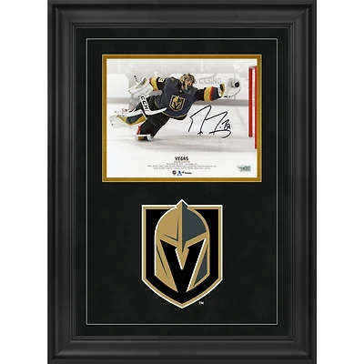Marc-Andre Fleury Vegas Golden Knights Deluxe Framed Autographed 8" x 10" Diving Save vs. Toronto Maple Leafs Photograph