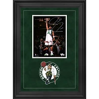 Paul Pierce Boston Celtics Deluxe Framed Autographed 8" x 10" Holding Trophy Photograph