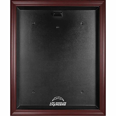 Los Angeles Chargers Mahogany Framed Team Logo Jersey Display Case