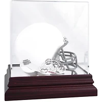 Los Angeles Chargers Mahogany Team Logo Mini Helmet Display Case
