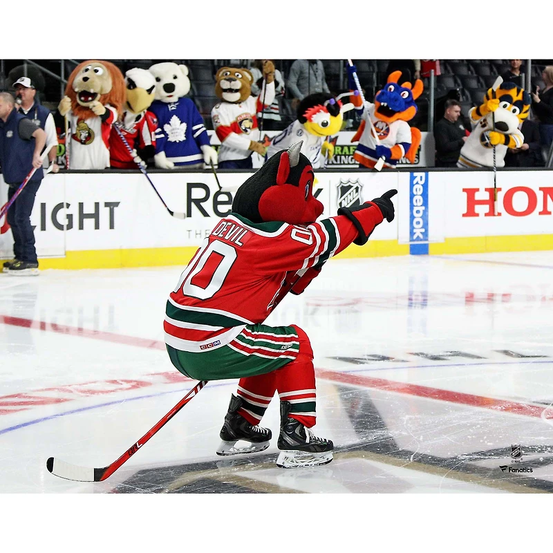 N.J. Devil New Jersey Devils Unsigned Goal Celebration Photograph