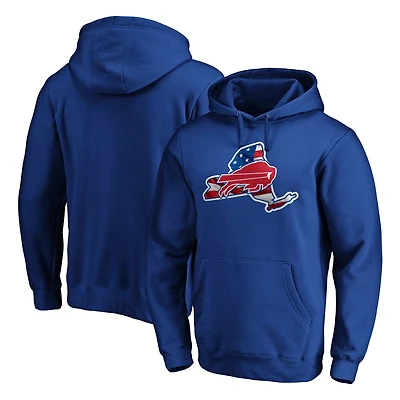 Men's Royal Buffalo Bills Banner State Pullover Hoodie