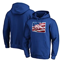 Men's Royal Denver Broncos Banner State Pullover Hoodie
