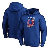 Men's Royal Indianapolis Colts Banner State Pullover Hoodie