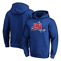 Men's Royal New York Giants Banner State Pullover Hoodie