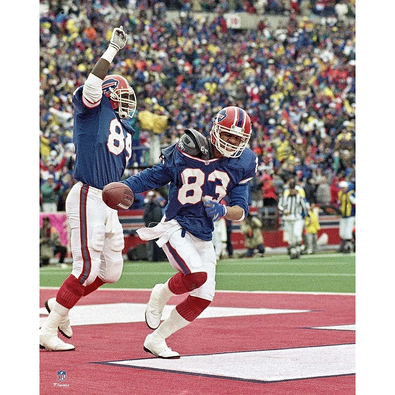 Andre Reed Buffalo Bills Unsigned Touchdown Reception Photograph