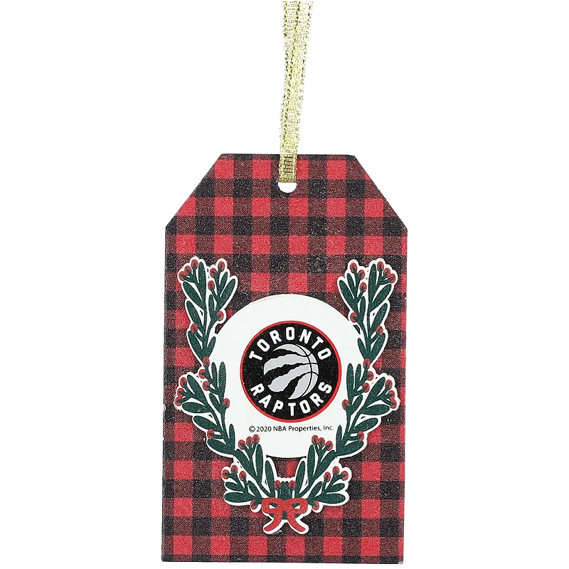 Toronto Raptors Gift Tag Ornament
