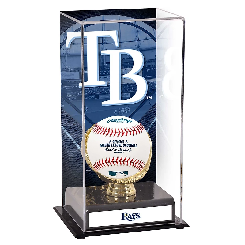 Tampa Bay Rays Sublimated Display Case with Image