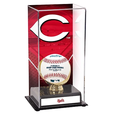 Cincinnati Reds Sublimated Display Case with Image