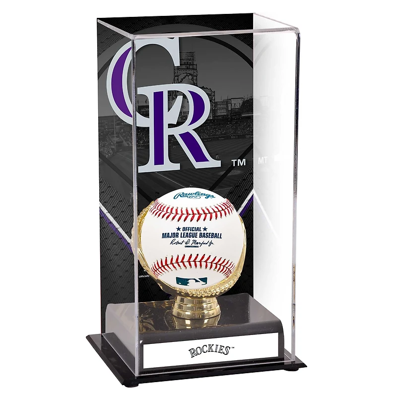 Colorado Rockies Sublimated Display Case with Image