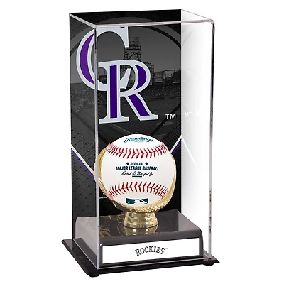 Colorado Rockies Sublimated Display Case with Image