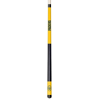 Imperial Green Bay Packers Team Color Laser-Etched Cue Stick