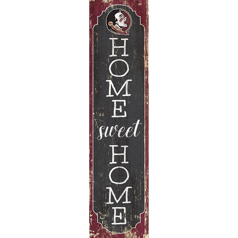 Florida State Seminoles 24" Home Sweet Home Leaner Sign
