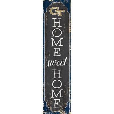 Georgia Tech Yellow Jackets 24" Home Sweet Home Leaner Sign