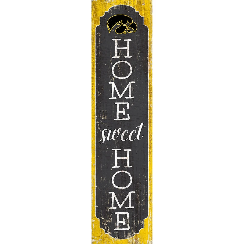 Iowa Hawkeyes 24" Home Sweet Home Leaner Sign