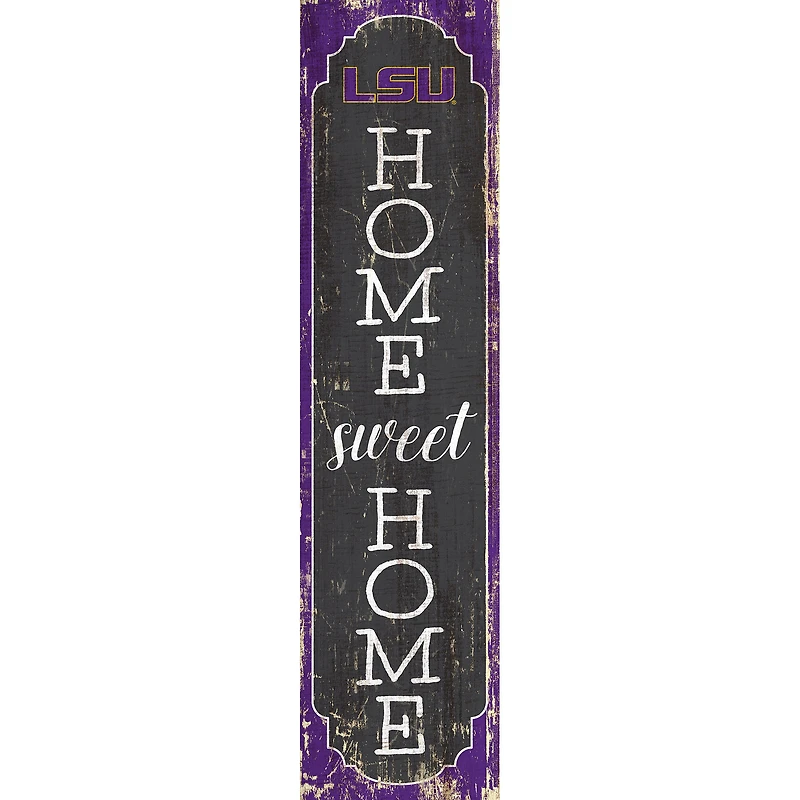 LSU Tigers 24" Home Sweet Home Leaner Sign