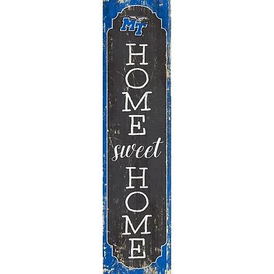 MTSU Blue Raiders 24" Home Sweet Home Leaner Sign