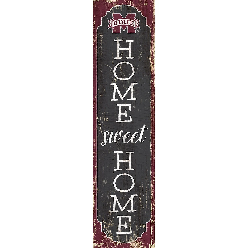 Mississippi State Bulldogs 24" Home Sweet Home Leaner Sign
