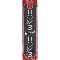 NC State Wolfpack 24" Home Sweet Home Leaner Sign