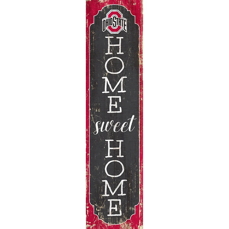 Ohio State Buckeyes 24" Home Sweet Home Leaner Sign