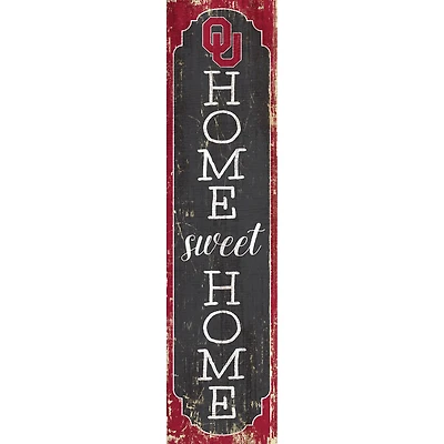 Oklahoma Sooners 24" Home Sweet Home Leaner Sign