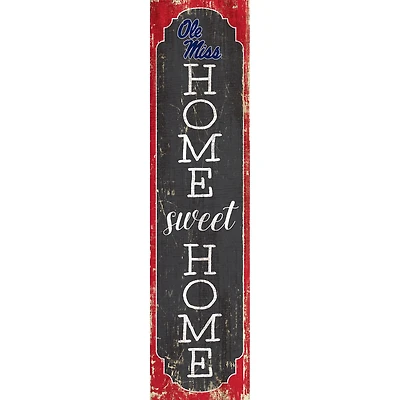 Ole Miss Rebels 24" Home Sweet Home Leaner Sign