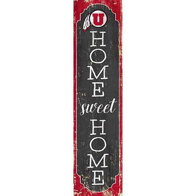 Utah Utes 24" Home Sweet Home Leaner Sign