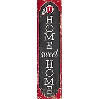 Utah Utes 24" Home Sweet Home Leaner Sign