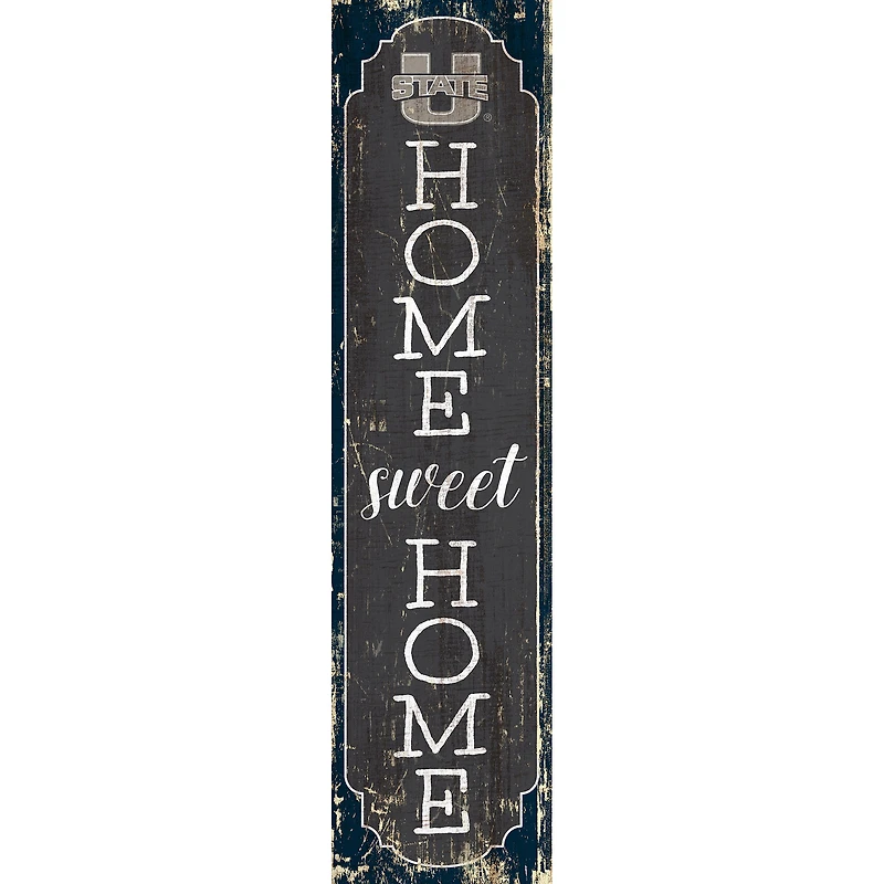 Utah State Aggies 24" Home Sweet Home Leaner Sign