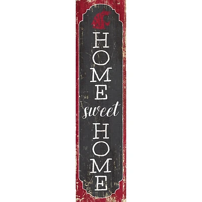 Washington State Cougars 24" Home Sweet Home Leaner Sign
