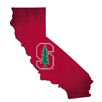 Stanford Cardinal 12" Logo State Sign
