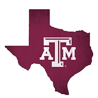Texas A&M Aggies 12" Logo State Sign