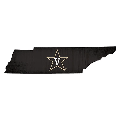 Vanderbilt Commodores 12" Logo State Sign