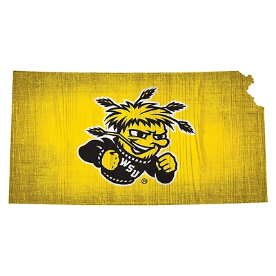 Wichita State Shockers 12" Logo State Sign