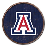 Arizona Wildcats 24" Cracked Color Barrel Top Sign