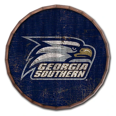 Georgia Southern Eagles 24" Cracked Color Barrel Top Sign