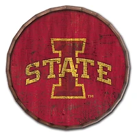 Iowa State Cyclones 24" Cracked Color Barrel Top Sign