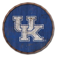 Kentucky Wildcats 24" Cracked Color Barrel Top Sign