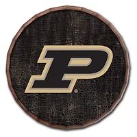 Purdue Boilermakers 24" Cracked Color Barrel Top Sign