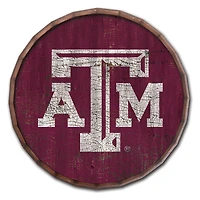 Texas A&M Aggies 24" Cracked Color Barrel Top Sign