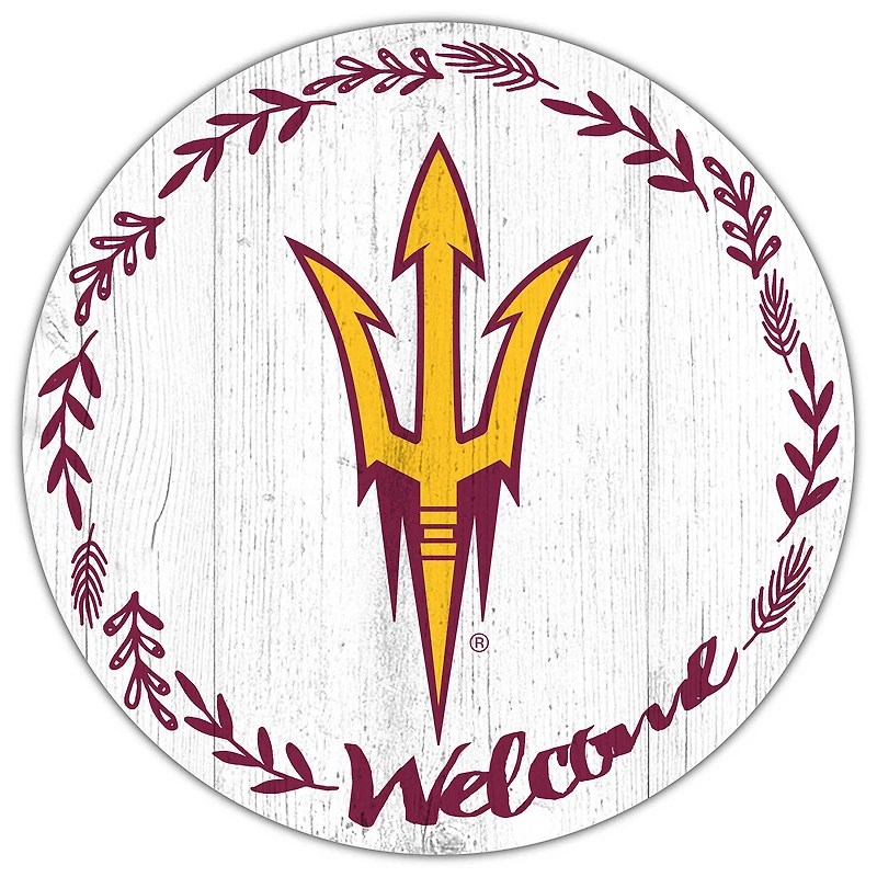 Arizona State Sun Devils 12" Welcome Circle Sign