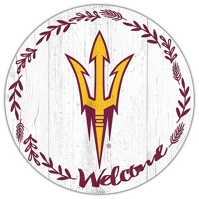 Arizona State Sun Devils 12" Welcome Circle Sign