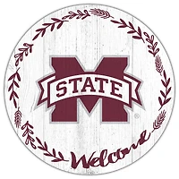 Mississippi State Bulldogs 12" Welcome Circle Sign