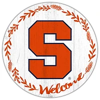 Syracuse Orange 12" Welcome Circle Sign