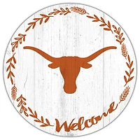 Texas Longhorns 12" Welcome Circle Sign