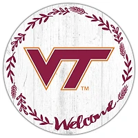 Virginia Tech Hokies 12" Welcome Circle Sign
