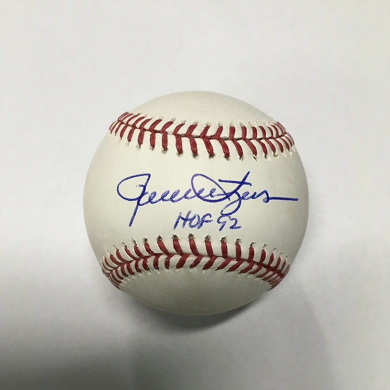 Milwaukee Brewers Rollie Fingers HOF 92 Inscribed Autographed Baseball