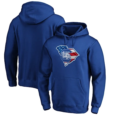 Men's Royal South Carolina Gamecocks Banner State Pullover Hoodie